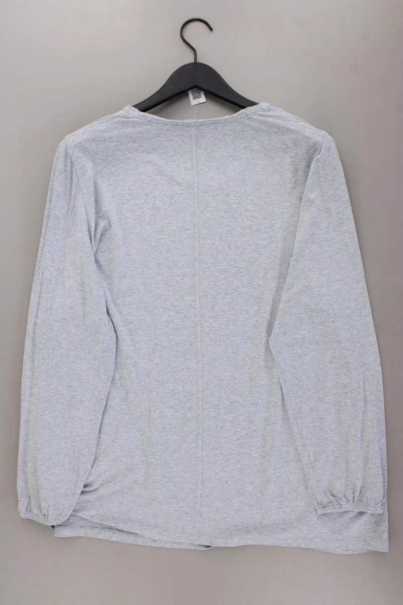 Gina Laura Longsleeve-Shirt Gr. XXL neuwertig Langarm grau aus Viskose