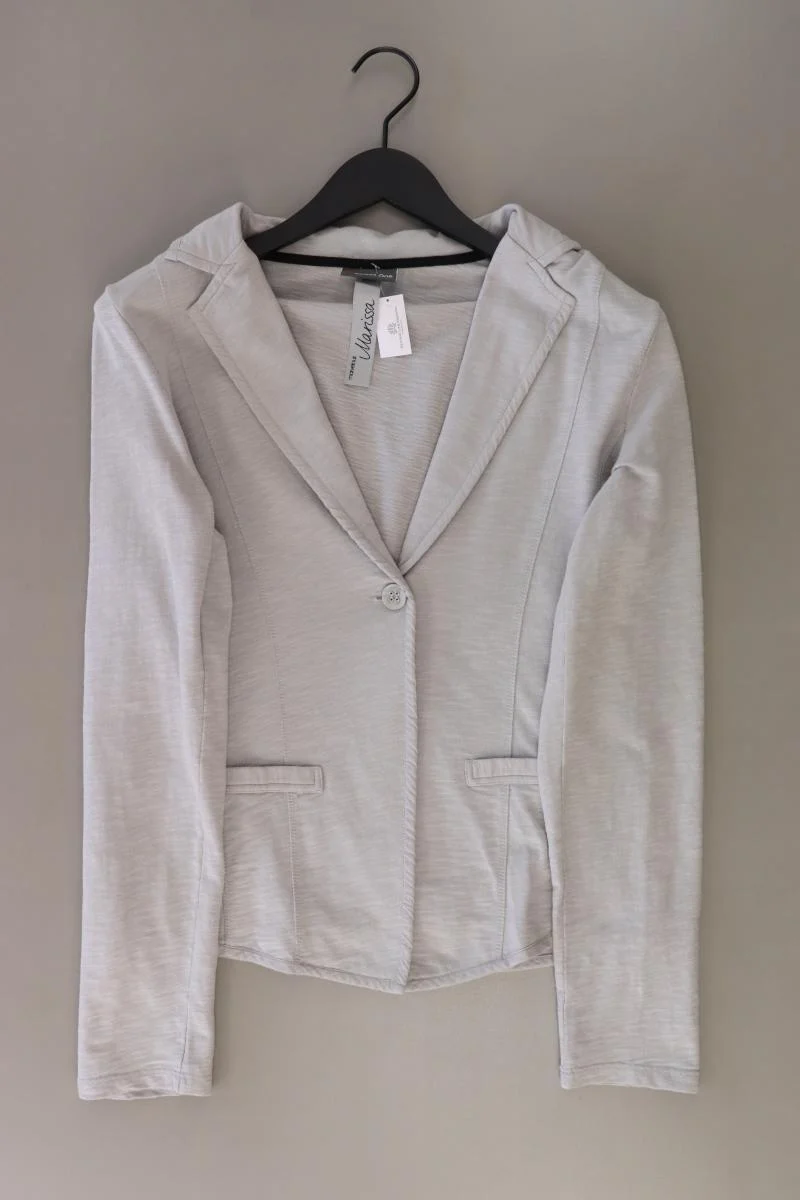 Street One Jerseyblazer Gr. 40 grau aus Baumwolle