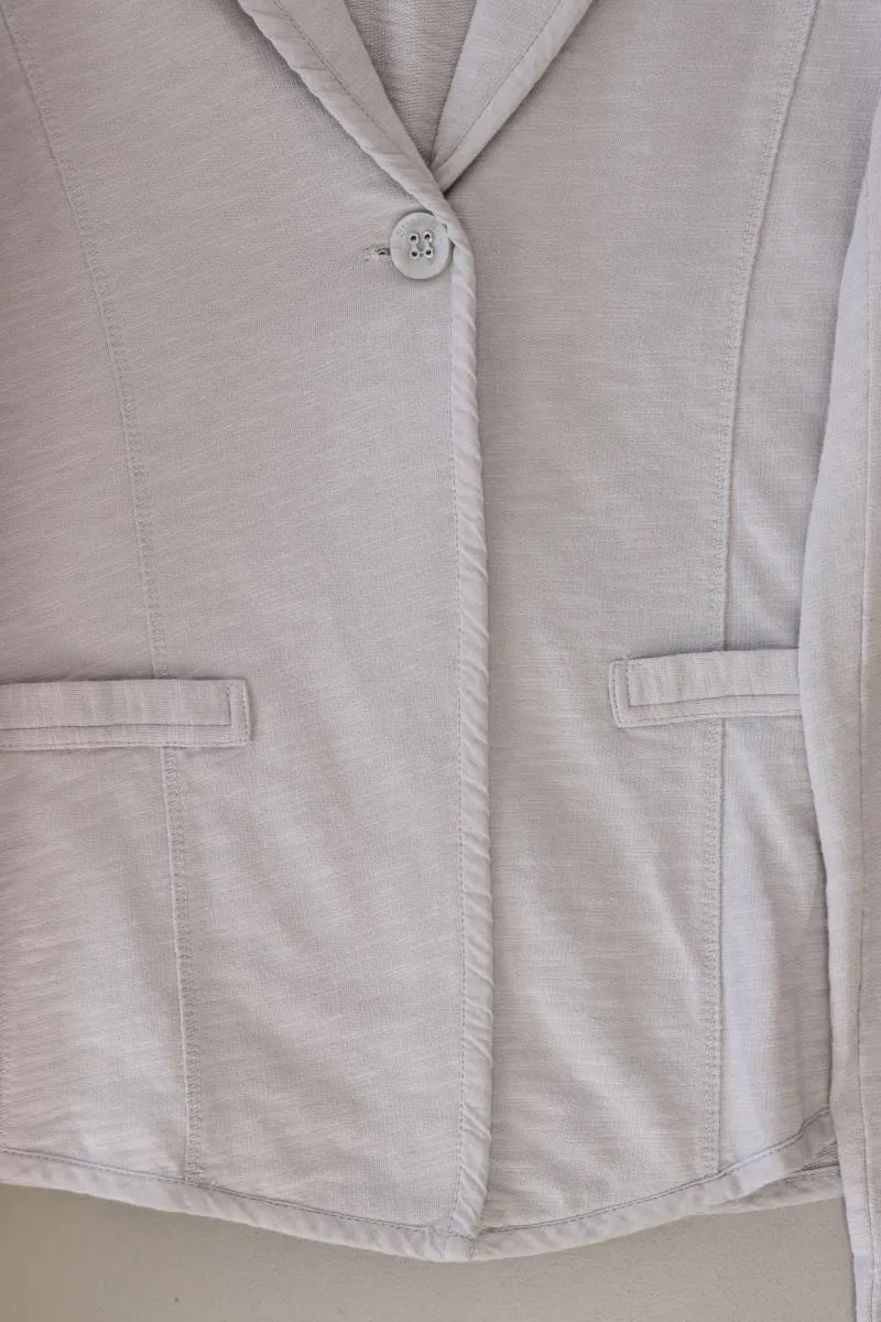 Street One Jerseyblazer Gr. 40 grau aus Baumwolle