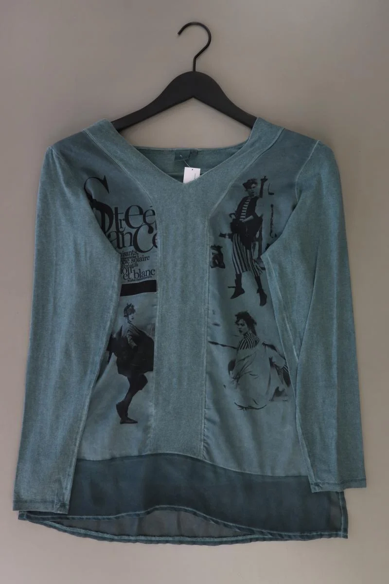 Liberty Longsleeve-Shirt Gr. M Langarm blau aus Polyester