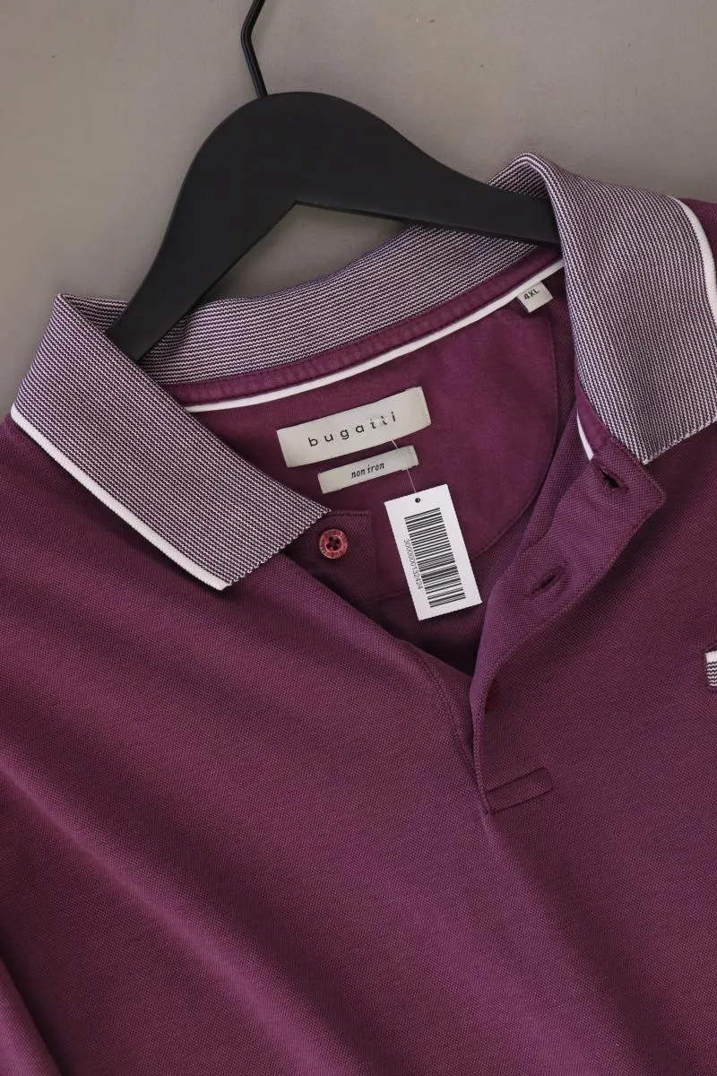 Bugatti Shirt Größe 4XL für Herren Gr. XXXL Kurzarm rot aus Baumwolle
