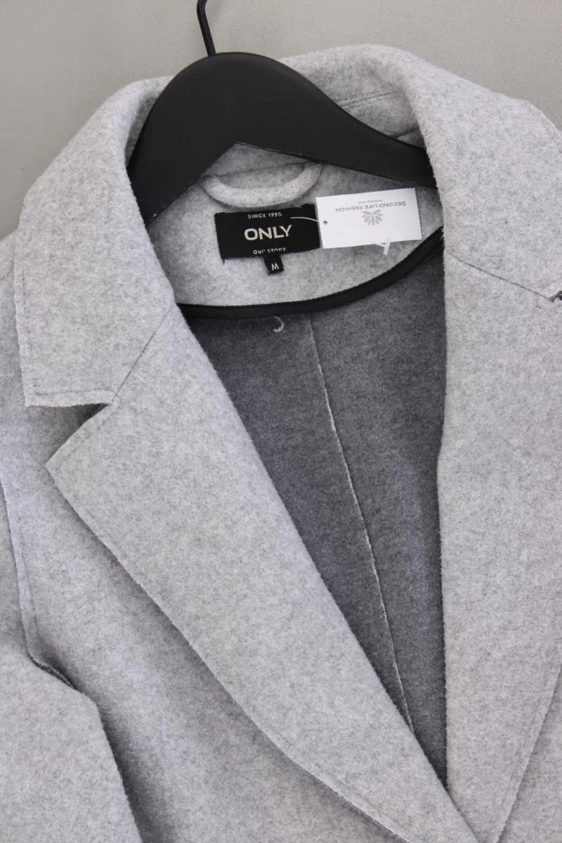 Only Übergangsmantel Gr. M grau aus Polyester