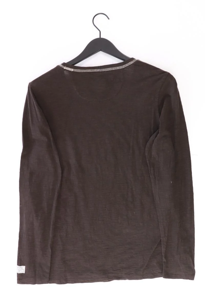 Soccx Longsleeve-Shirt Gr. 44 Langarm braun aus Baumwolle