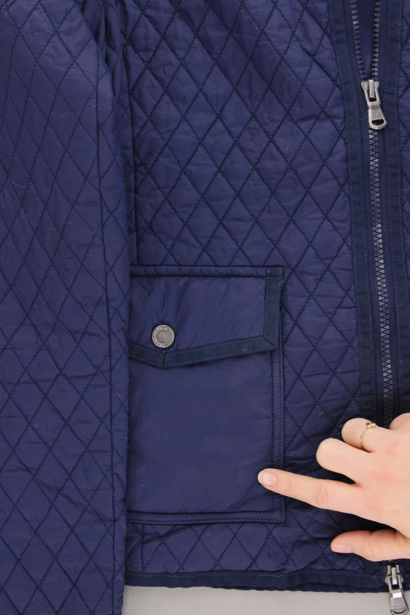 Marc O'Polo Steppjacke Gr. 40 blau aus Polyamid