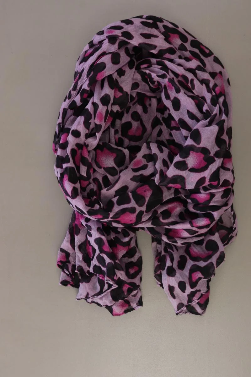Schal mit Tierdruck pink