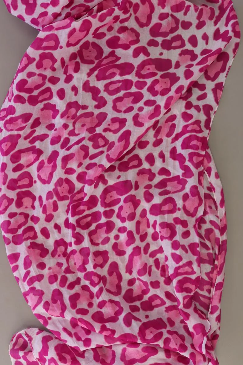 Schal mit Tierdruck pink