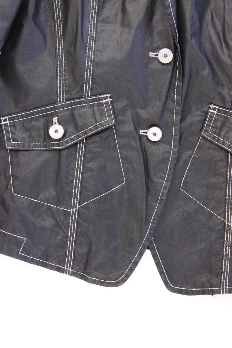 Betty Barclay Regular Jacke Gr. 40 schwarz aus Baumwolle