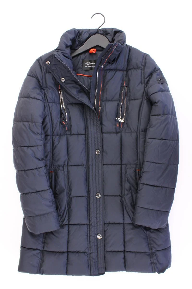Betty Barclay Wintermantel Gr. 38 neuwertig blau aus Polyester