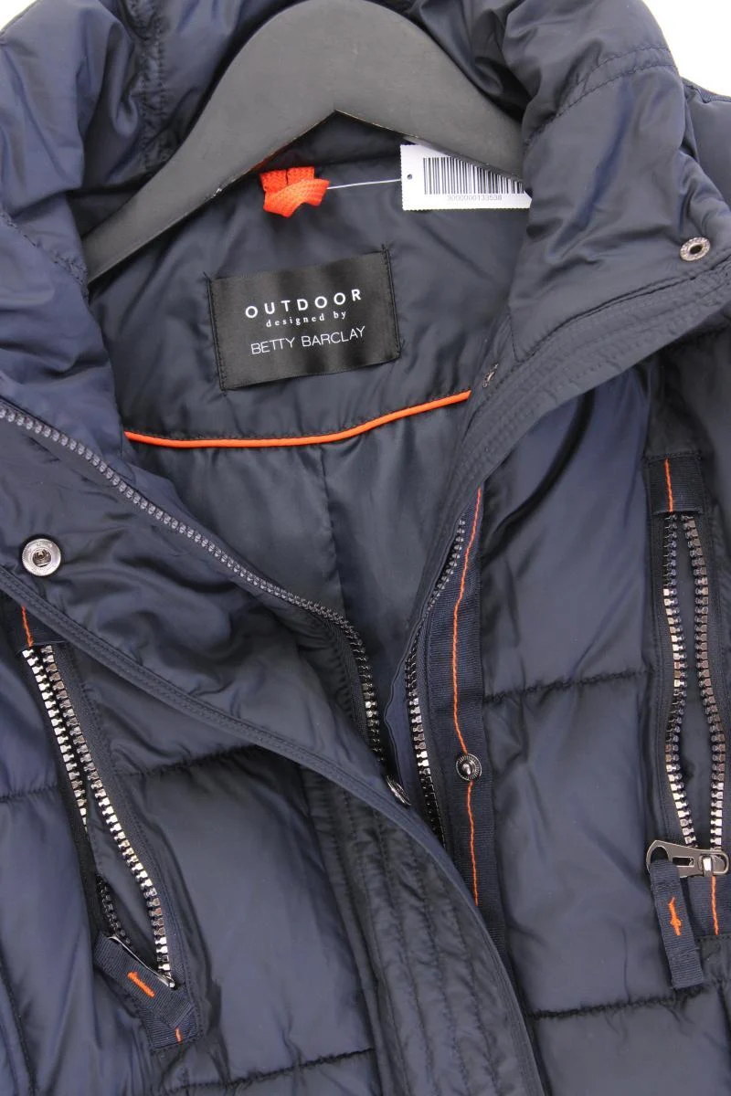 Betty Barclay Wintermantel Gr. 38 neuwertig blau aus Polyester