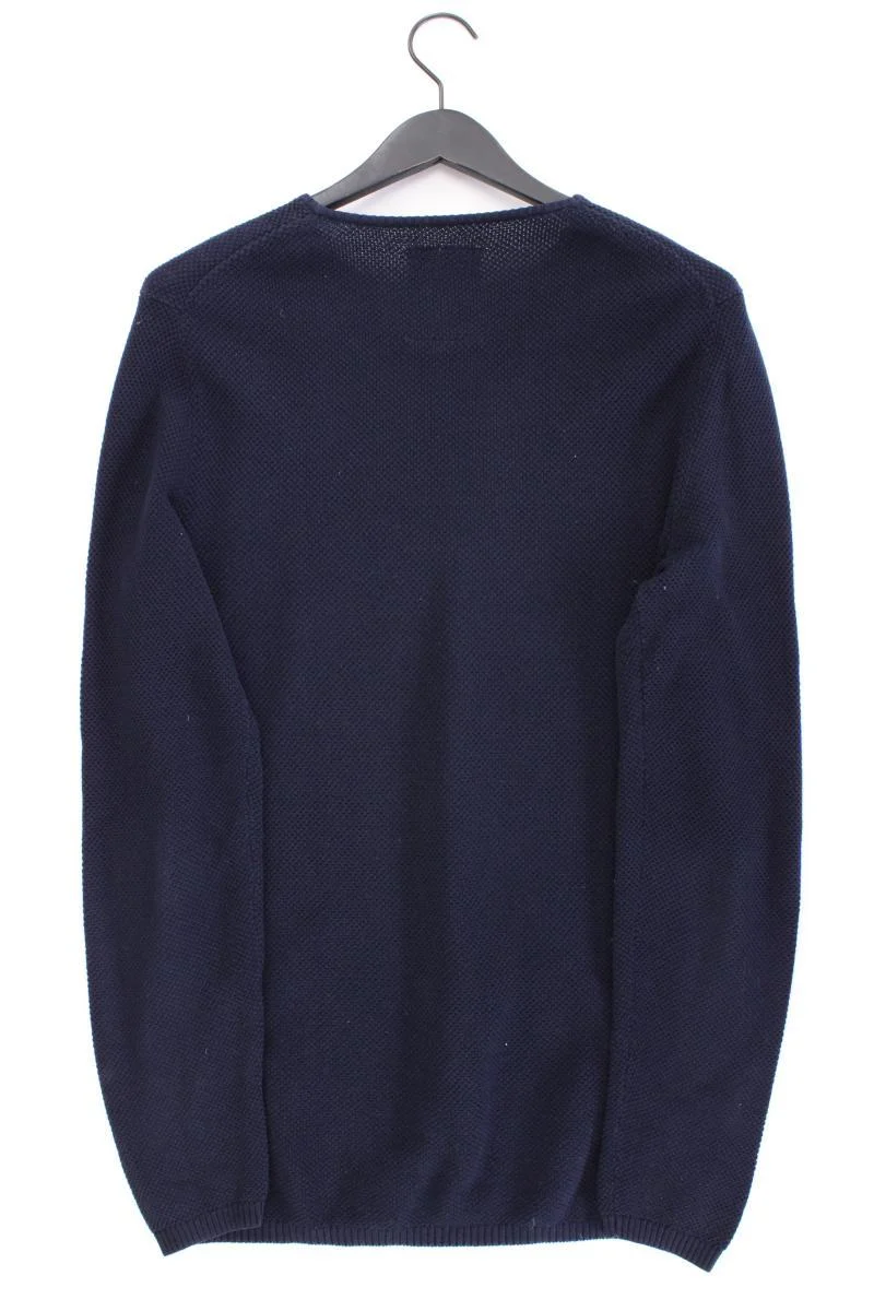 Tom Tailor (Denim) Feinstrickpullover für Herren Gr. L blau aus Baumwolle