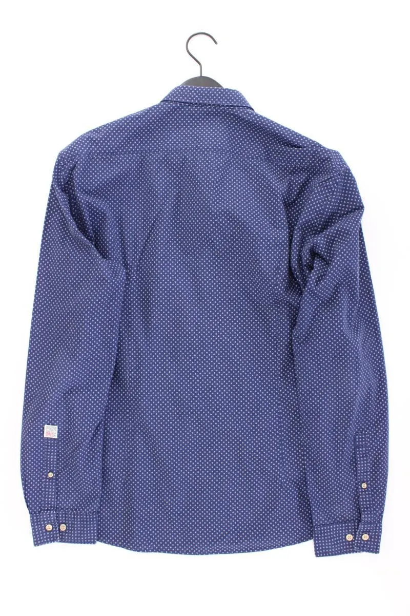 Tom Tailor (Denim) Langarmhemd für Herren Gr. XL blau aus Baumwolle