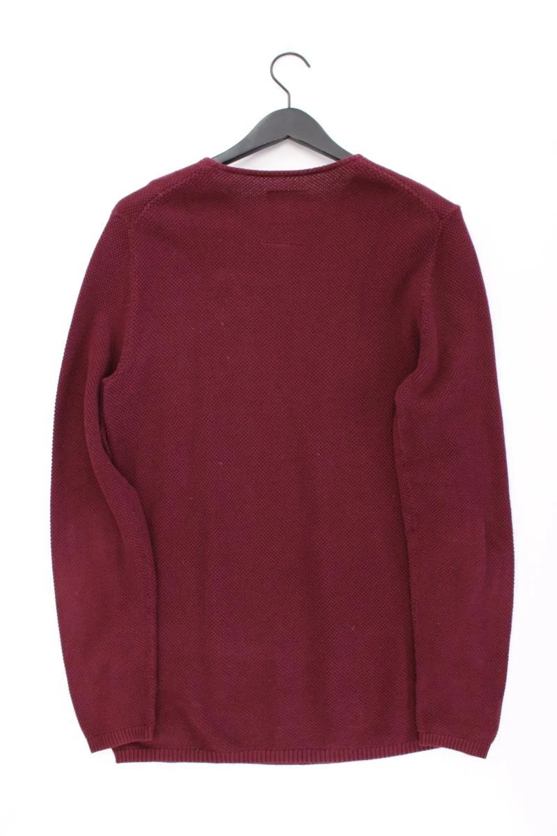 Tom Tailor (Denim) Feinstrickpullover für Herren Gr. L rot aus Baumwolle