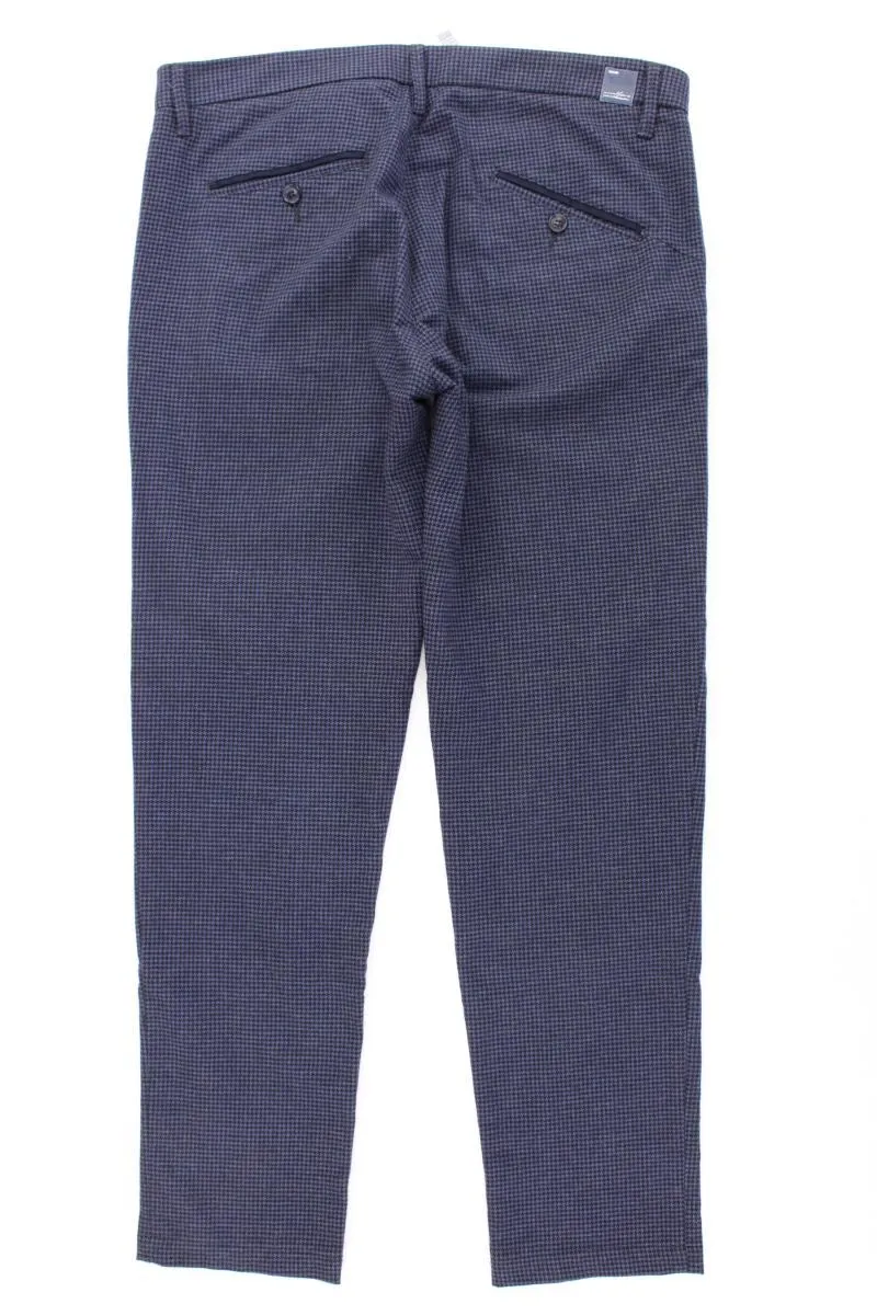 Altatensione Stoffhose für Herren Gr. 50 kariert blau aus Baumwolle