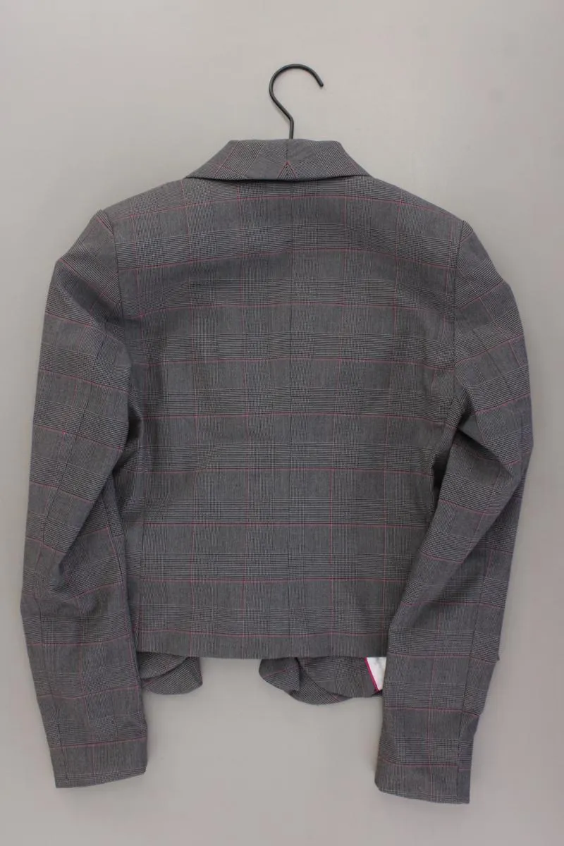 H&M Blazer Gr. 36 kariert grau aus Polyester