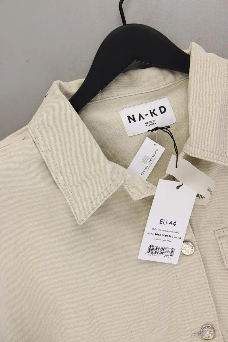 NA-KD Classic Jacke Gr. 44 neu mit Etikett creme aus Baumwolle