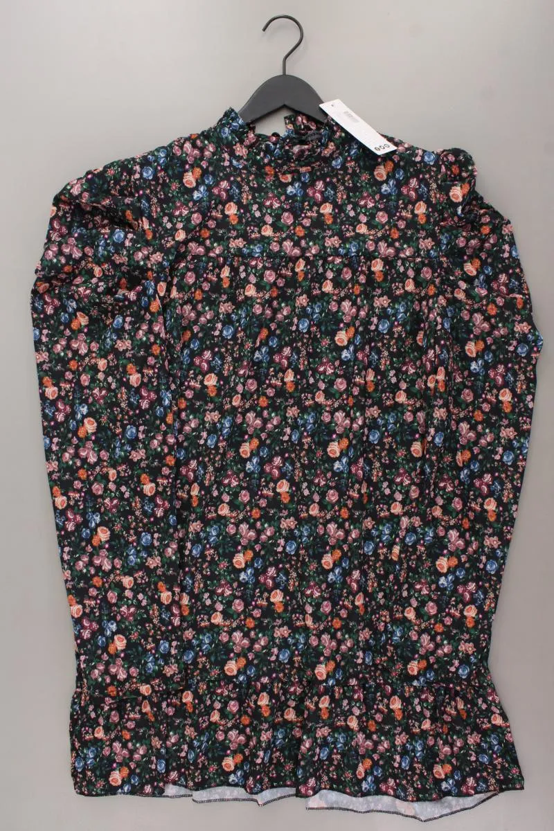 BOOHOO Kurzes Kleid mit Ballonärmeln Gr. 48 mit Blumenmuster neu mit Etikett