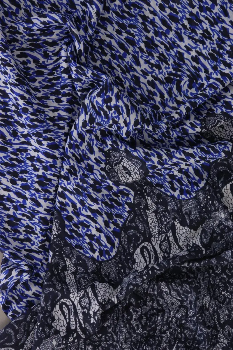 Pieces Schal blau
