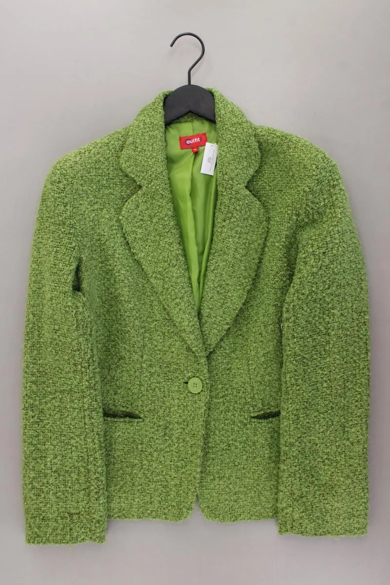 Outfit Blazer mit Wolle Gr. 40 Vintage grün