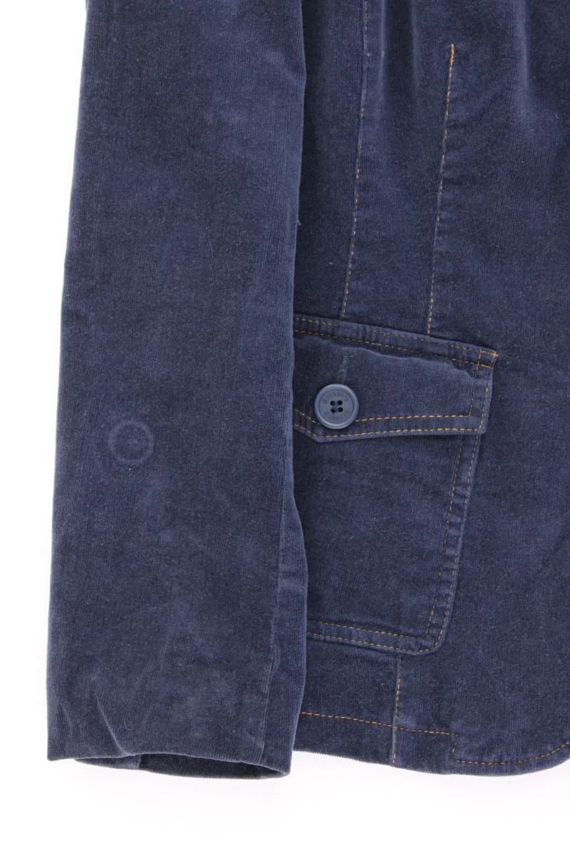 Boysens Samtblazer Gr. Kurzgröße 20 blau aus Baumwolle
