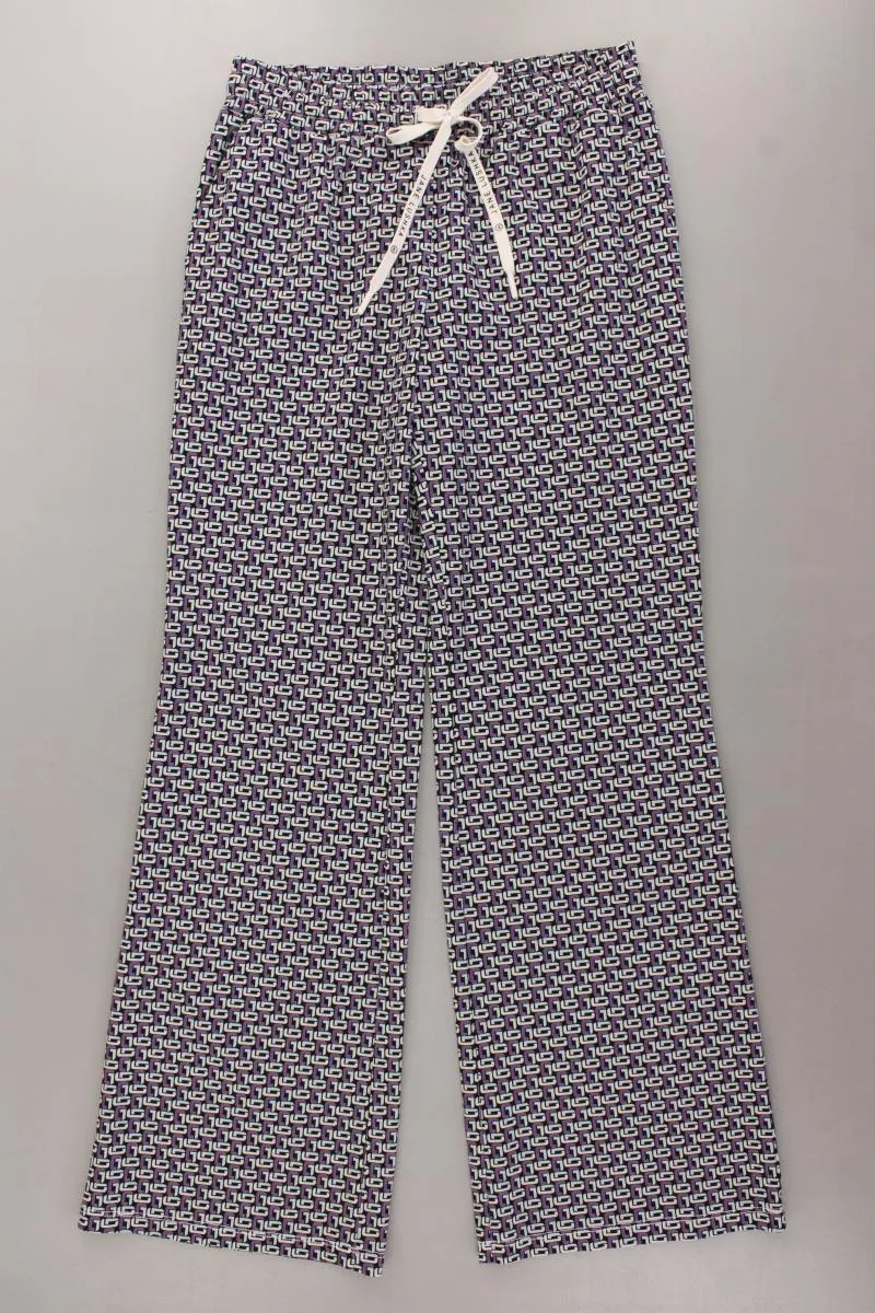 Jane Lushka Stoffhose Gr. S geometrisches Muster neuwertig lila aus Polyamid