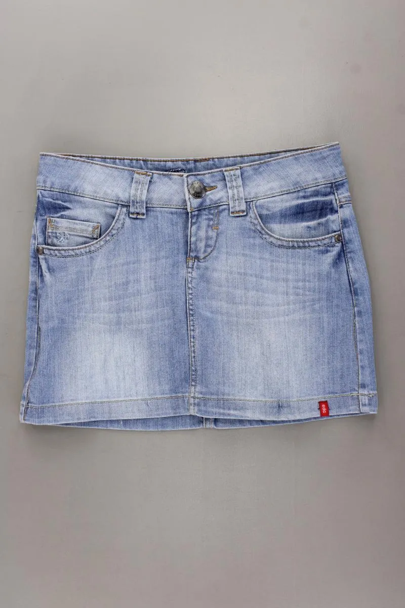 edc by Esprit Jeansrock Gr. 34 blau aus Baumwolle