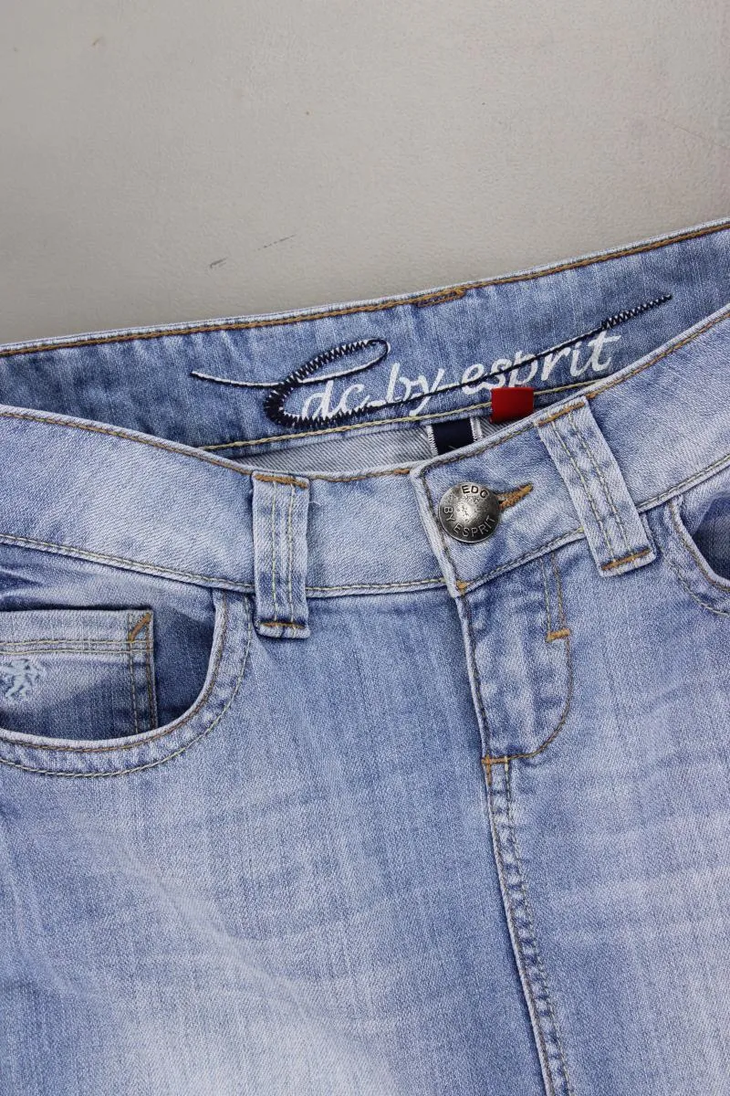 edc by Esprit Jeansrock Gr. 34 blau aus Baumwolle