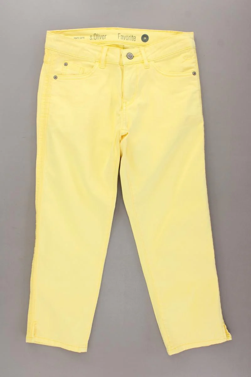 s.Oliver 7/8 Hose Gr. 34 gelb
