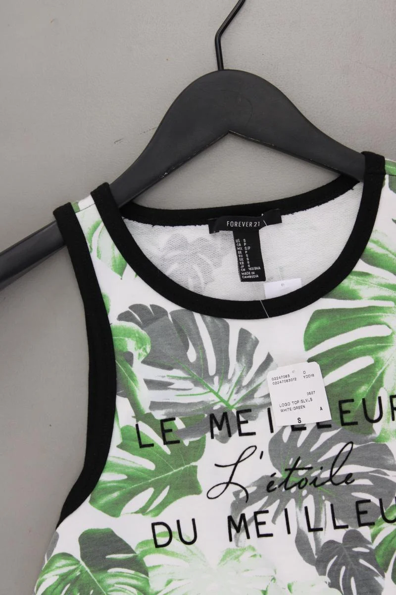 forever 21 Crop Top Gr. S neu mit Etikett mehrfarbig aus Polyester