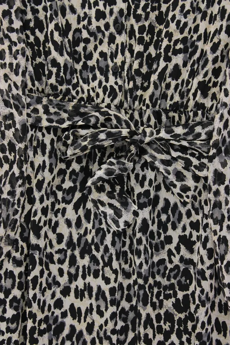 Only Langarmkleid Gr. S mit Tierdruck neu mit Etikett Neupreis: 32,99€! grau