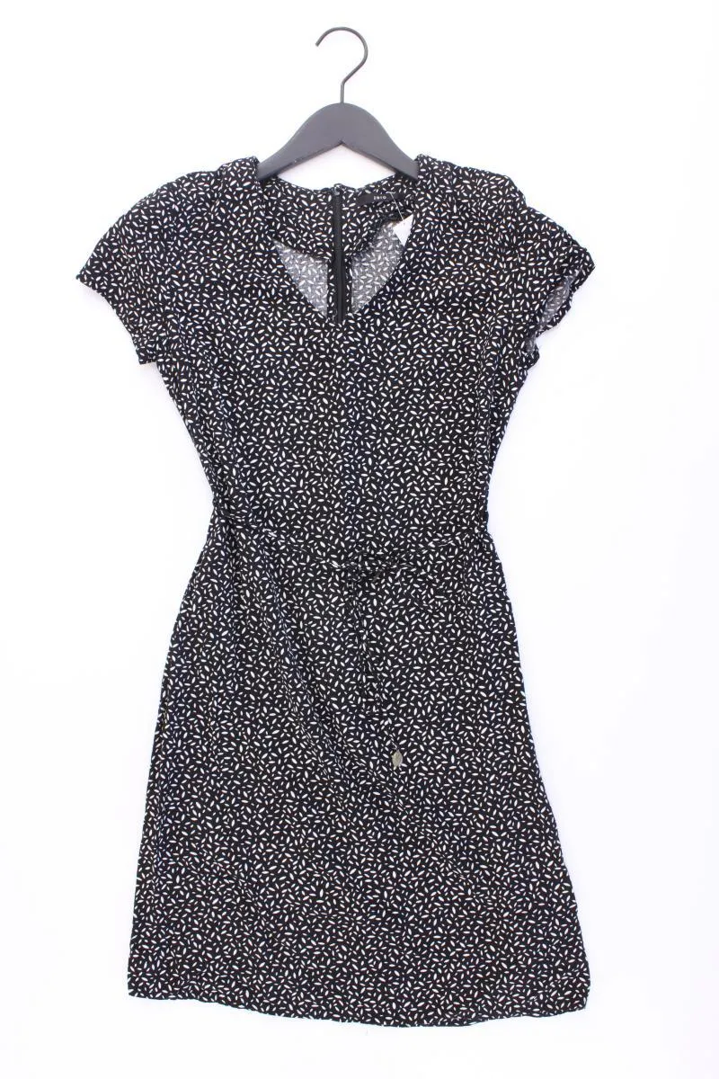 Zero Kurzarmkleid Gr. 34 schwarz aus Viskose