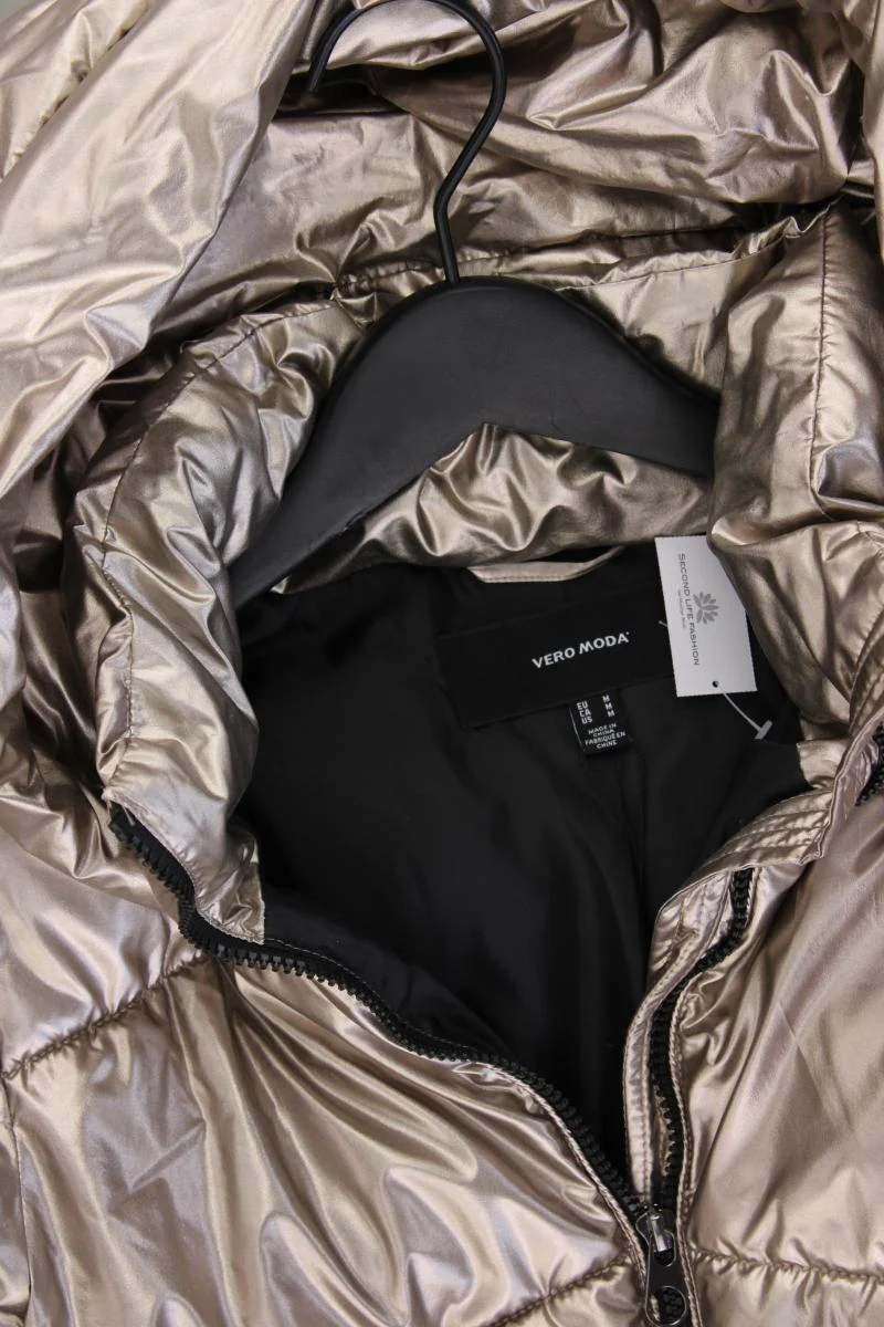 Vero Moda Winterjacke Gr. M neuwertig gold aus Polyester