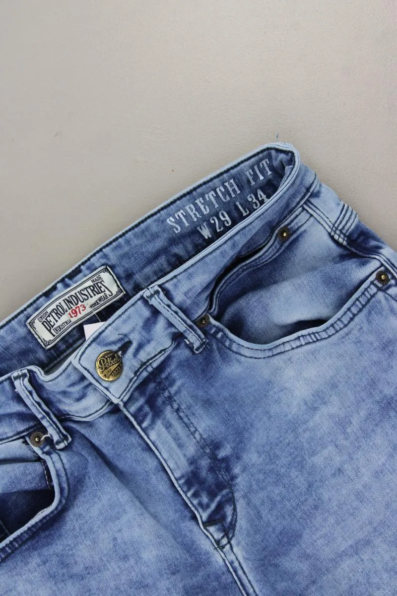 Petrol Industries Straight Jeans für Herren Gr. W29/L34 blau aus Baumwolle