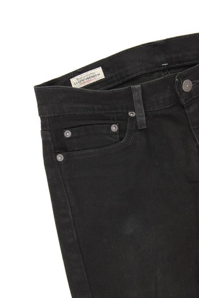 Levi's Slim Jeans für Herren Gr. W29/L34 schwarz aus Baumwolle
