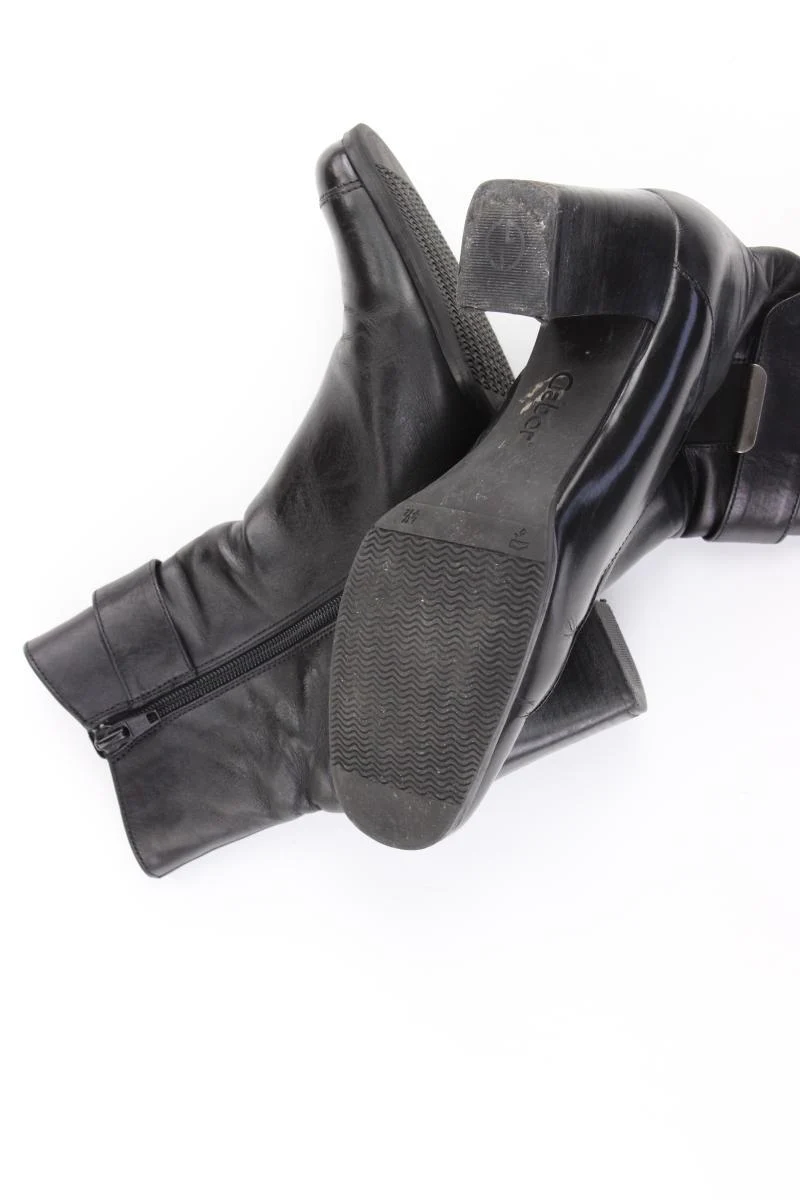 Gabor Stiefeletten Gr. 37,5 schwarz aus Leder