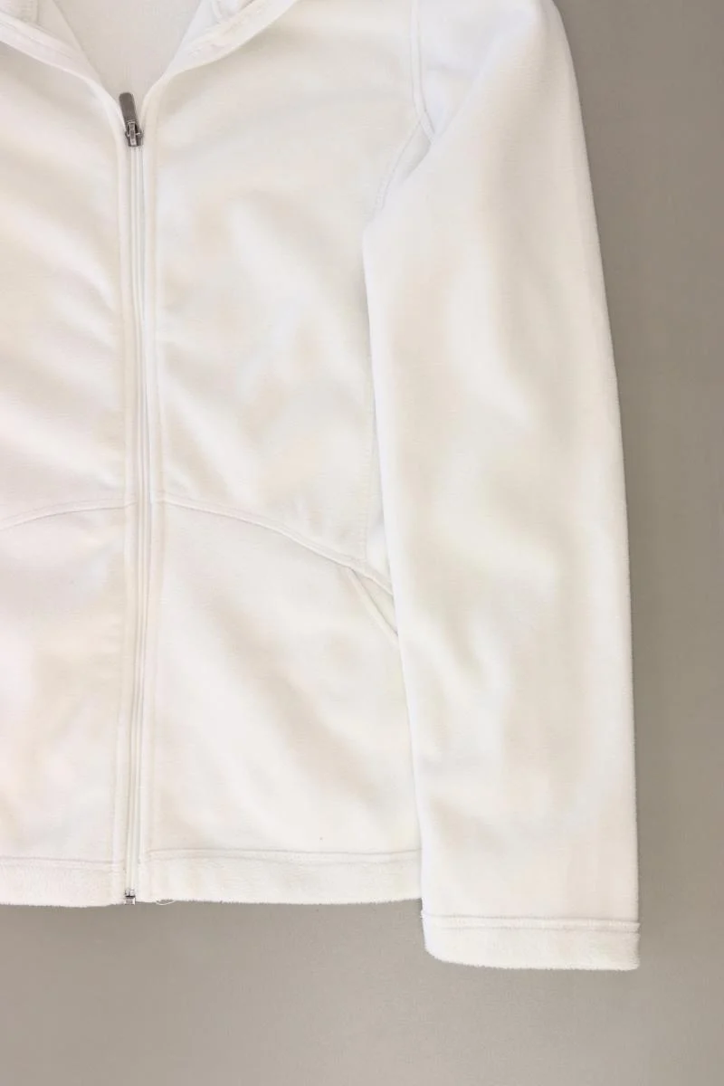 North Route Fleecejacke Gr. 40 Langarm weiß aus Polyester