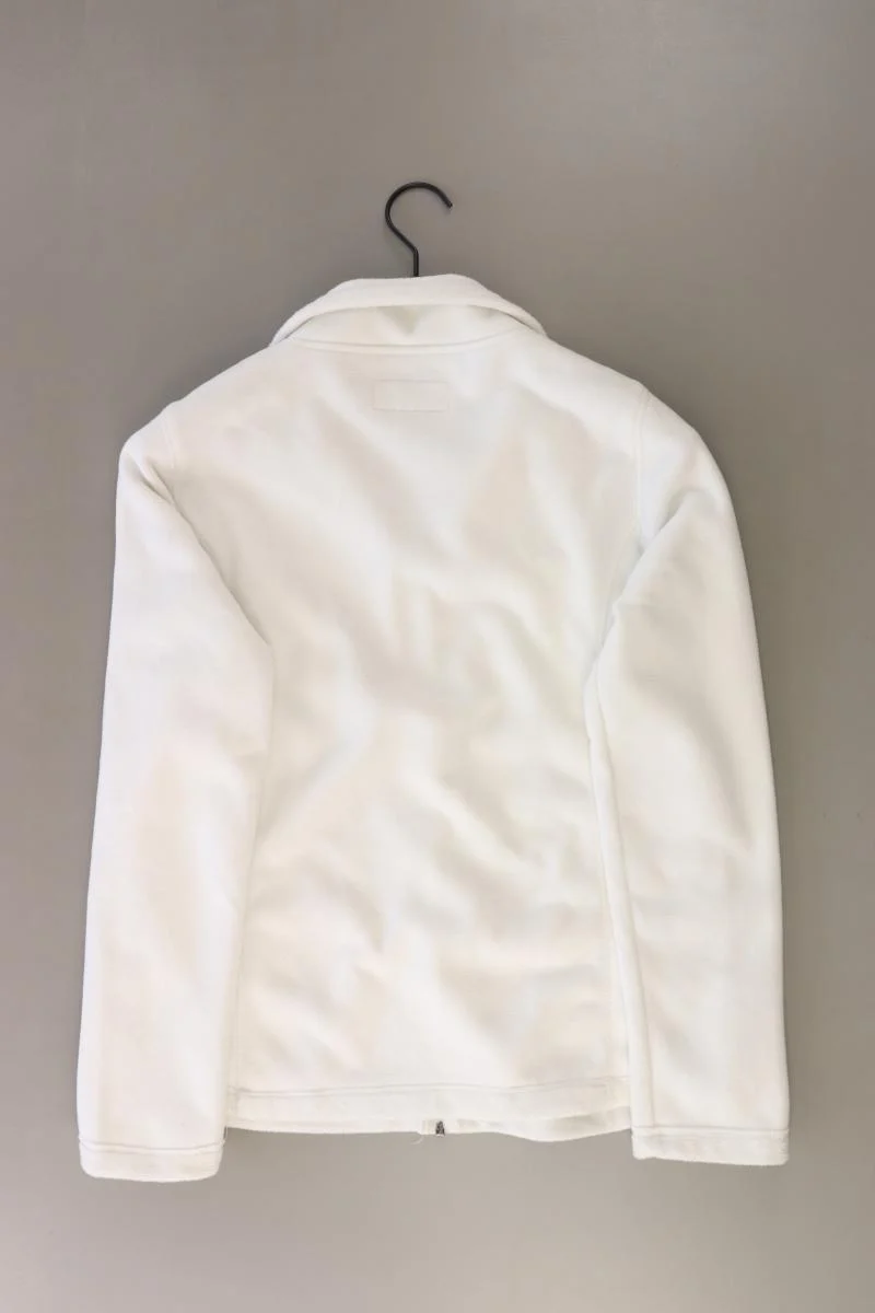 North Route Fleecejacke Gr. 40 Langarm weiß aus Polyester