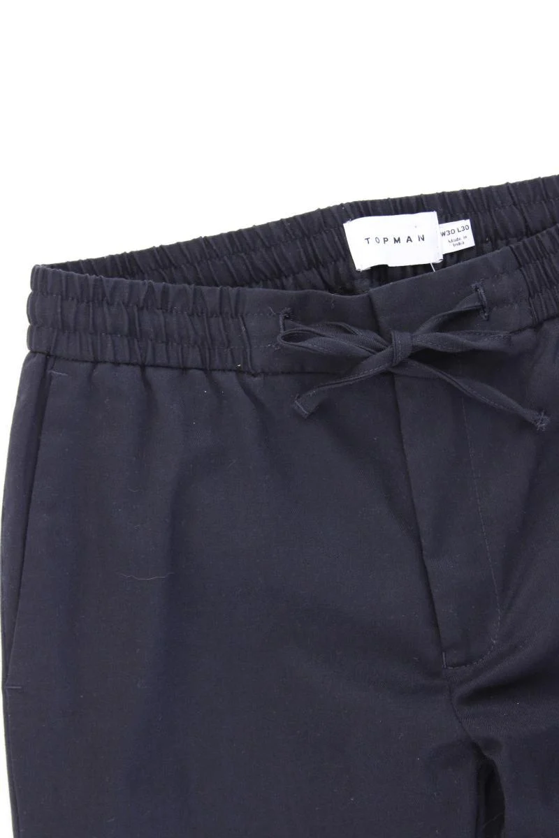 Topman 7/8 Hose für Herren Gr. W30/L30 blau aus Polyester