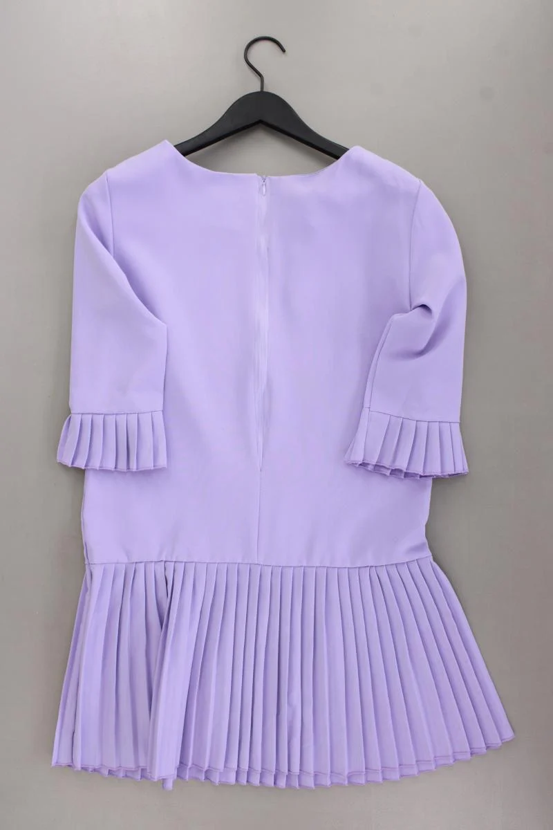 New Collection Plisséekleid Gr. M neuwertig 3/4 Ärmel lila aus Polyester