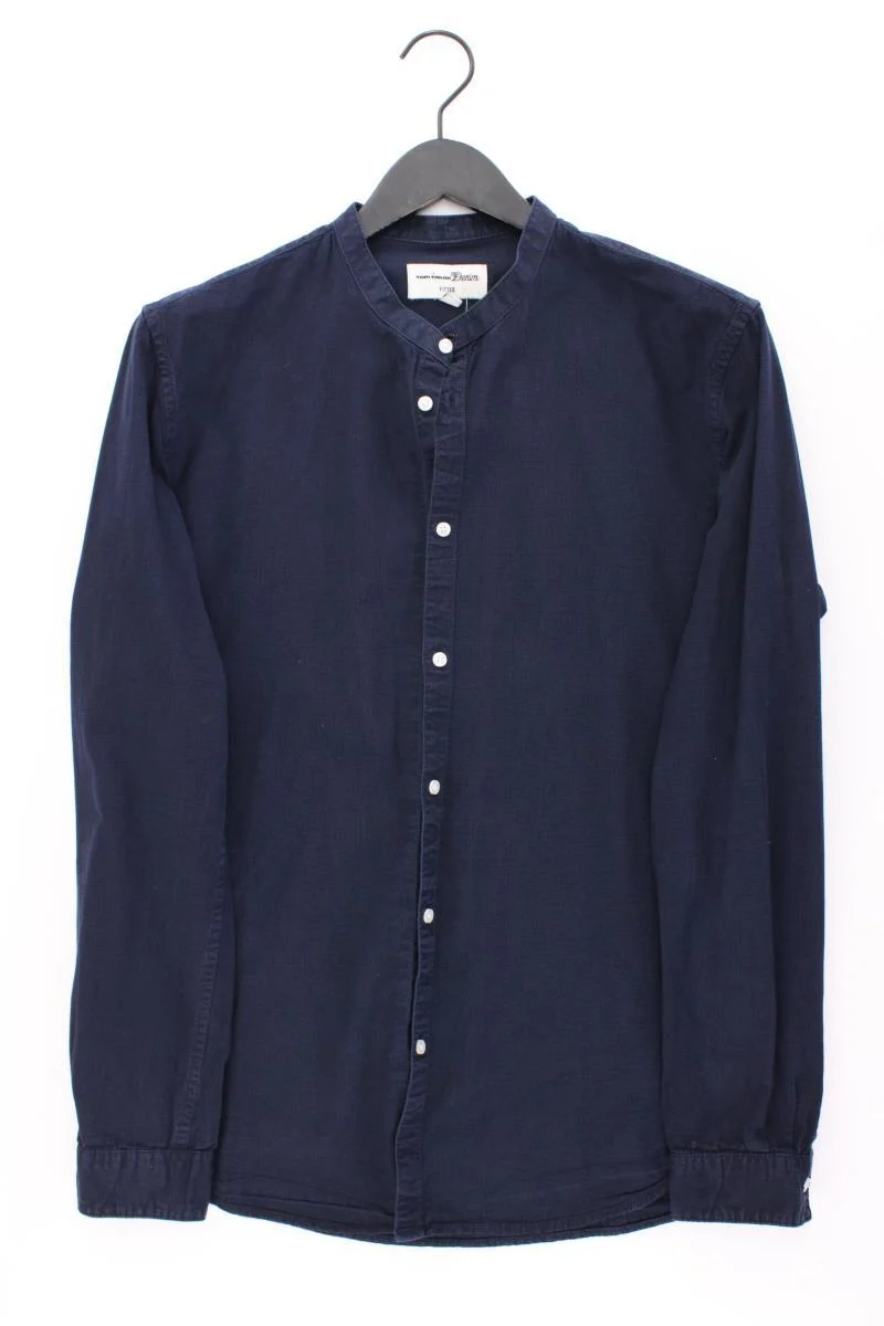 Tom Tailor (Denim) Langarmhemd für Herren Gr. L blau
