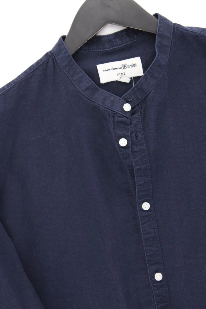 Tom Tailor (Denim) Langarmhemd für Herren Gr. L blau