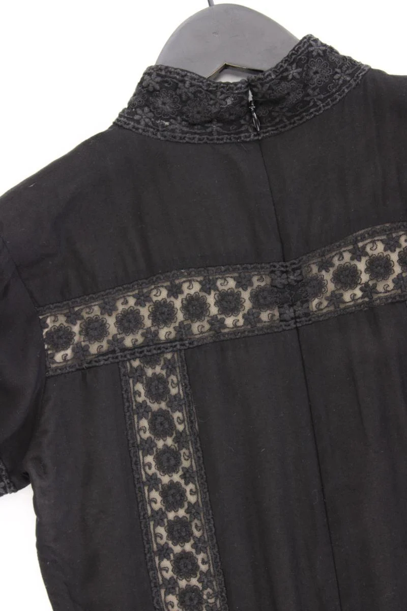 Nikkie Abendkleid Gr. 34 Kurzarm schwarz aus Viskose