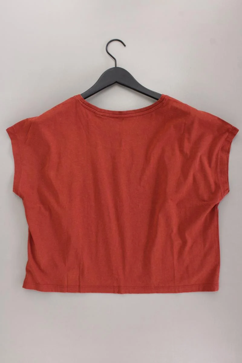 Esprit Cropped Shirt Gr. XXL Kurzarm orange aus Baumwolle