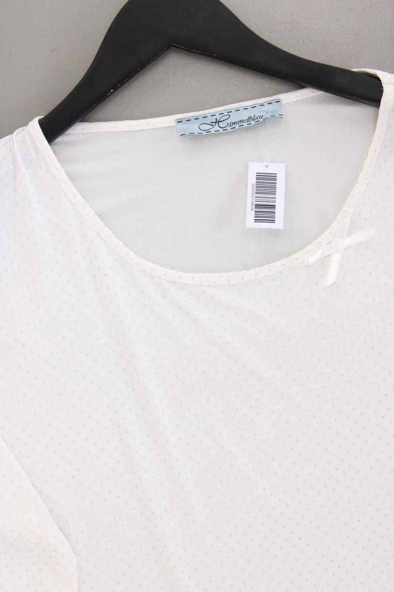 Himmelblau Classic Shirt Gr. 46 neuwertig 3/4 Ärmel creme aus Polyester