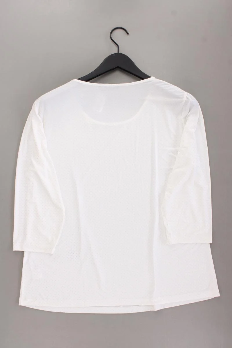 Himmelblau Classic Shirt Gr. 46 neuwertig 3/4 Ärmel creme aus Polyester