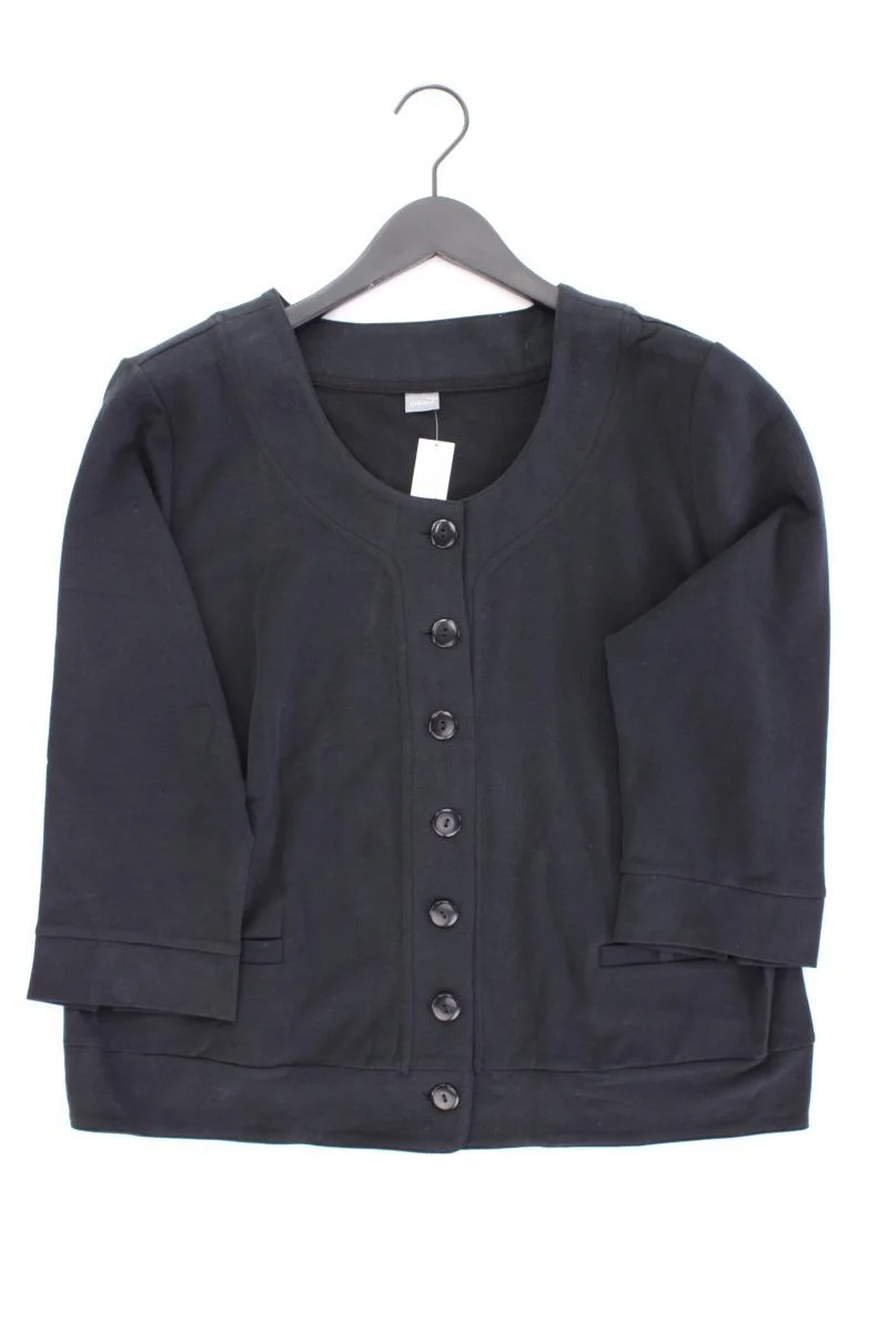 Privacy by Madeleine Classic Cardigan Gr. 46 3/4 Ärmel schwarz aus Baumwolle