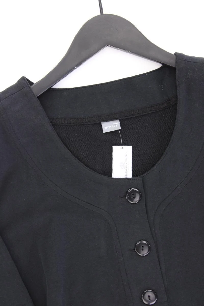 Privacy by Madeleine Classic Cardigan Gr. 46 3/4 Ärmel schwarz aus Baumwolle