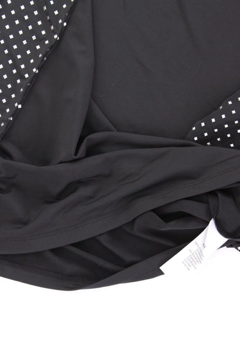 Sarah Kern Longsleeve-Shirt Gr. 44 neuwertig Langarm schwarz aus Polyester