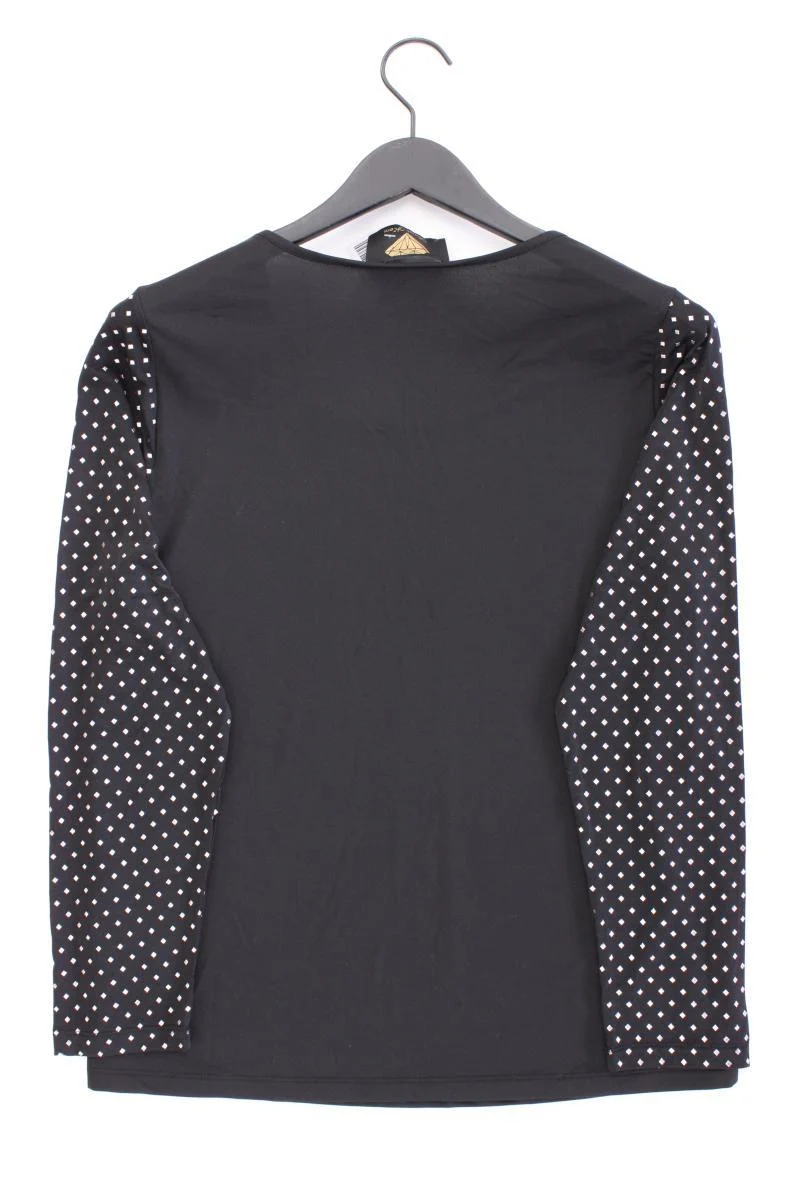 Sarah Kern Longsleeve-Shirt Gr. 44 neuwertig Langarm schwarz aus Polyester