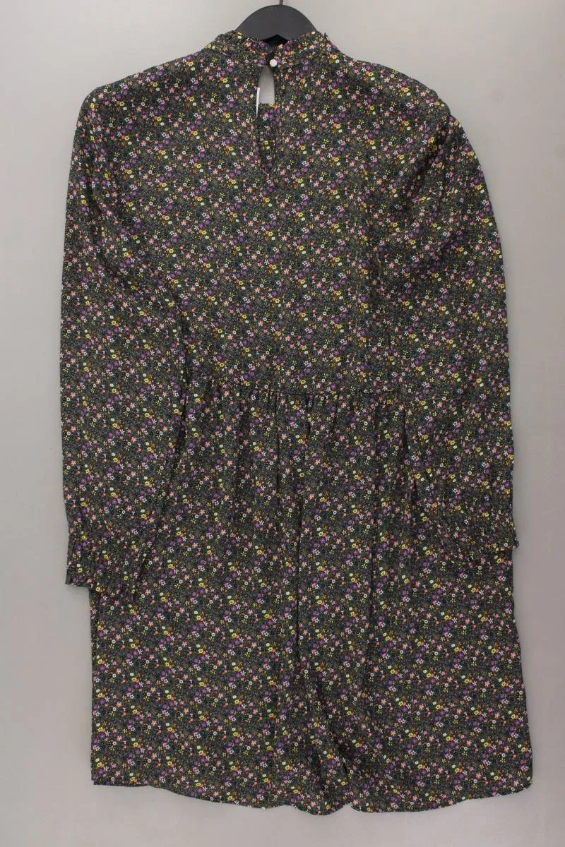Jacqueline de Yong Langarmkleid Gr. 40 mit Blumenmuster mehrfarbig aus Polyester