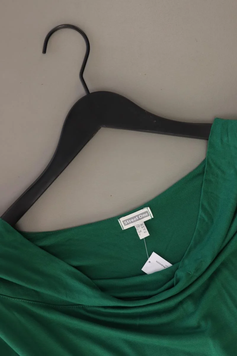 Street One Oversize-Shirt Gr. 40 3/4 Ärmel grün aus Baumwolle